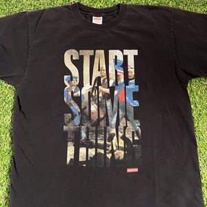 Supreme 2008 “start something” Tshirt